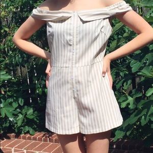 striped romper